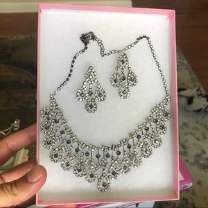 Necklace and earrings